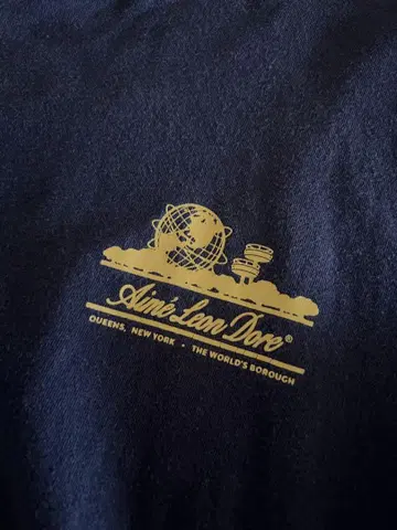 aime leon dore unisphere 티셔츠 네이비 M