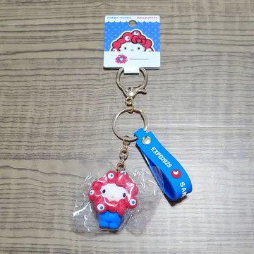 오사카 만국 박람회 산리오 입체 마스코트 키링 키티