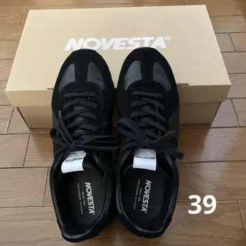 novesta 블랙 가죽 39