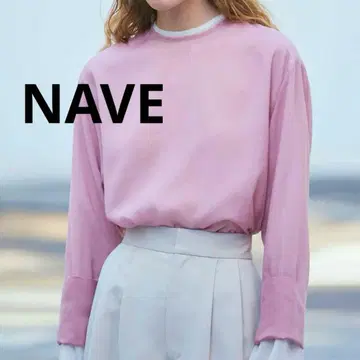 NAVE 네이브 시어 보일 블라우스 핑크 온워드 카시야마