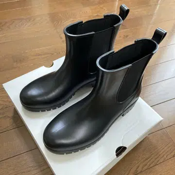 ABC MART 사이드 고어 레인부츠 M 블랙