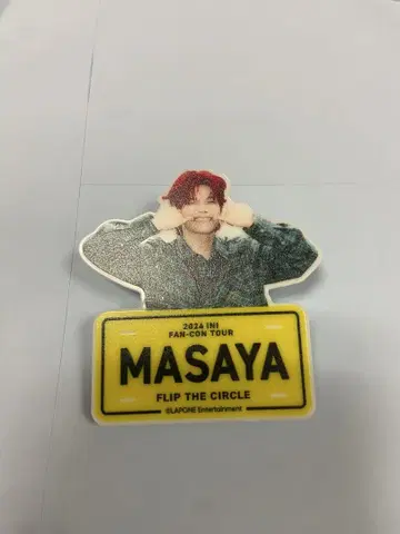 INI FLIP THE CIRCLE 팬 콘 기무라 마사야 명찰
