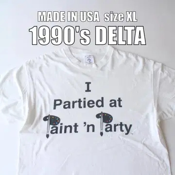 90's DELTA 티셔츠 MADE IN USA 빈티지 [G0221