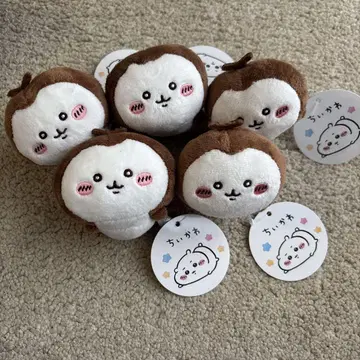 치이카와 네소베리 마스코트 장수풍뎅이 5종 세트 치이카부 봉제 인형