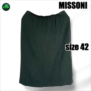 MISSONI 미쏘니 타이트 스커트 그린 계열 사이즈 42 여성용