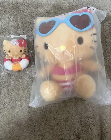 일광화상 키티 제일복권 봉제 인형 마스코트 세트 미개봉 새상품
