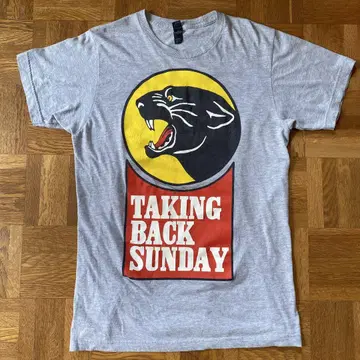 Taking Back Sunday 티셔츠 M 그레이 EMO 이모