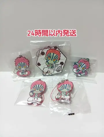 귀멸의 칼날 캡슐 러버 마스코트 아카자 5개 세트