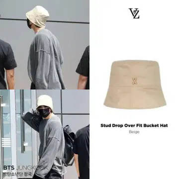 VARZAR 바자르 버킷 햇 베이지 새상품 BTS 겉옷 착용 상품