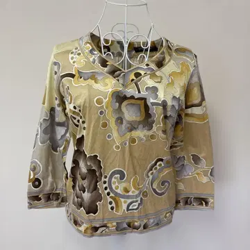 레오나르 leonard 7부 소매 상의