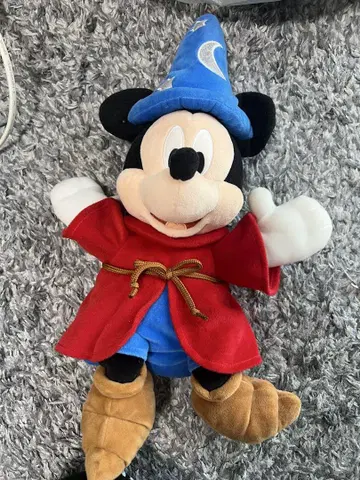 미키 마우스 마법사 봉제 인형 약 30cm