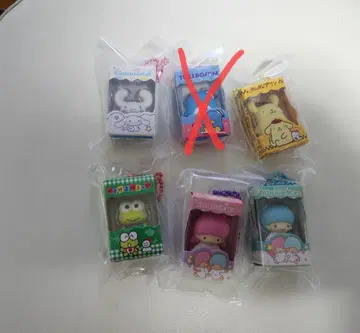 산리오 캐릭터즈 초코 박스 피규어 컬렉션