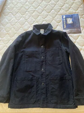 FOB FACTORY 몰스킨 커버올 블랙 사이즈 3