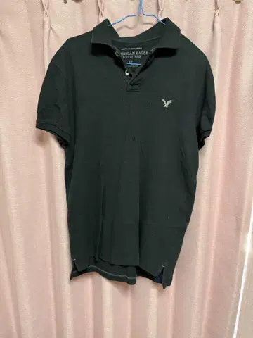 American Eagle Outfitters 블랙 피케 셔츠 S/P