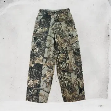 NORTHWEST TERRITORY 카모플라주 카고 팬츠 XL 기모 소재