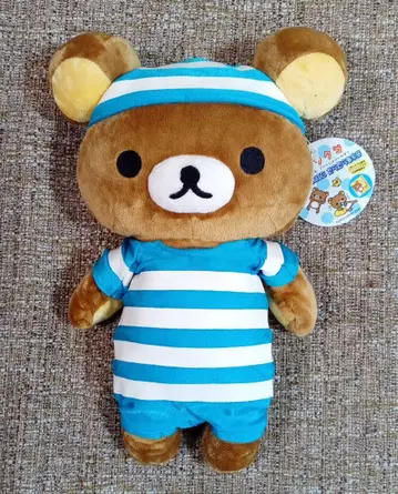 리락쿠마 봉제 인형 BIG 느긋하게 해수욕 일광화상 새상품급