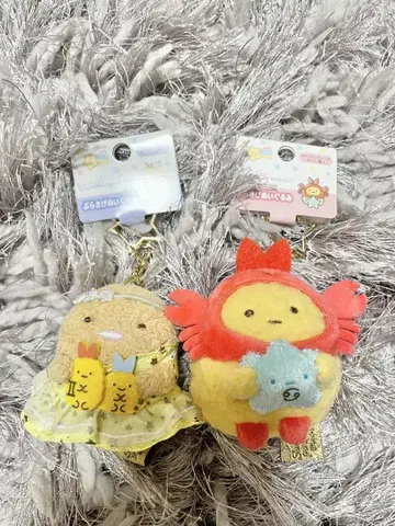 스미코구라시 별자리 테노리 봉제 인형 키링 쌍둥이자리 게자리