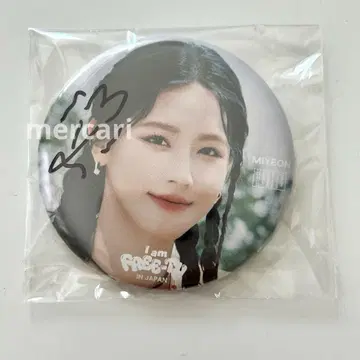 i-dle 미영 친필 사인 포함 캔뱃지