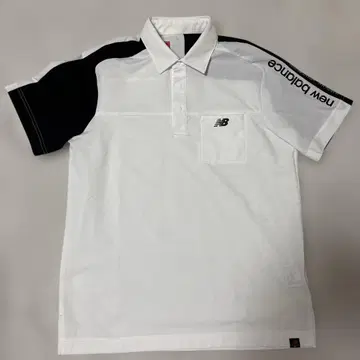 New Balance 골프 셔츠 사이즈 5 화이트/블랙