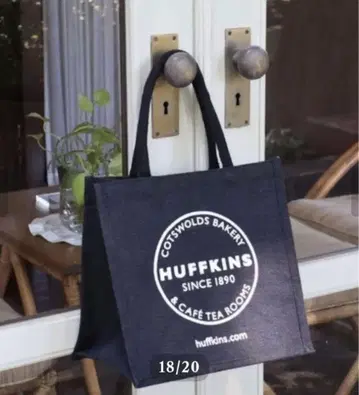 HUFFKINS 허프킨스 주트 백 블랙 원형 로고 L