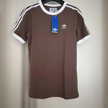 아디다스 브라운 스트라이프 티셔츠 [택 포함 새상품] S 사이즈