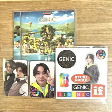 GENIC if 온라인 토크방 코이케 류키 씨 트레이딩 카드 스티커