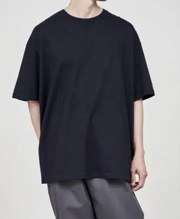 그라프페이퍼 그라프 페이퍼 S/S 오버사이즈 티셔츠 블랙