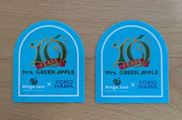 Mrs.GREEN APPLE 스티커 요코하마 미나토미라이 2장 세트