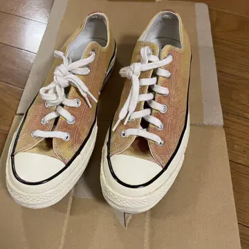 CONVERSE ALL STAR 오렌지 베이지 스니커즈