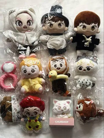 시우민 인형 봉제 인형 세트