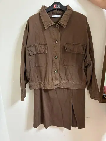 AUNT MARIE 브라운 셋업