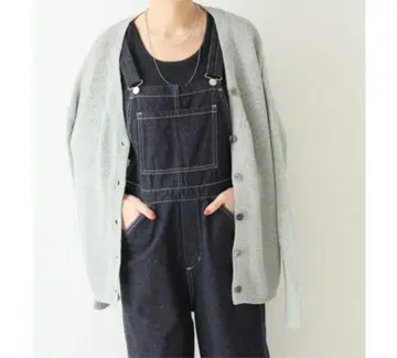IENA 테이프 얀 2WAY V 넥 가디건 그린
