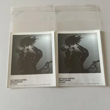죠죠의 기묘한 모험 J-WORLD 디오 폴로라이드 사진 2개 세트