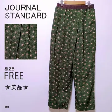 JOURNAL STANDARD relume 올 패턴 페이즐리 와이드 팬츠