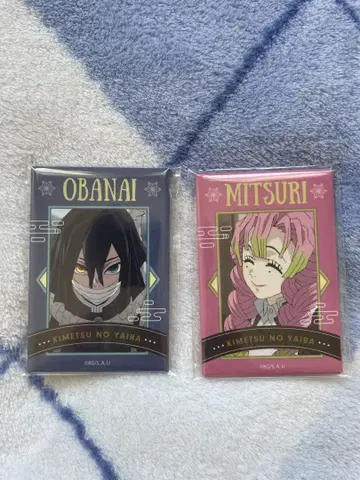 귀멸의 칼날 스퀘어 캔뱃지 기둥 연습 편 칸로지 미츠리 이쿠로 오바나이