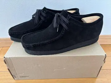 CLARKS Wallabee 왈라비 UK8 클락스 블랙 검정 미