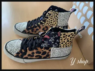 Desigual 패치워크 하이컷 스니커즈