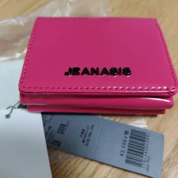 JEANASIS 3단 폴더형 지갑 핑크