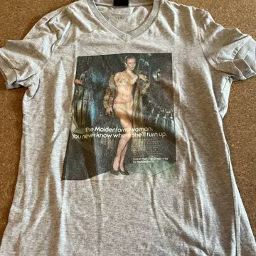 D&G Maidenform Woman 그레이 티셔츠 V넥