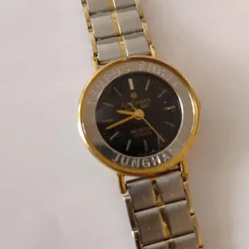 JUNGHANS 아날로그 손목시계 골드/실버