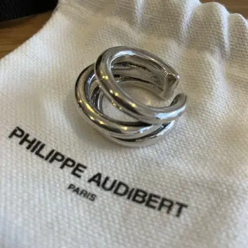PHILIPPE AUDIBERT 실버 반지 쓰리 반지 디자인