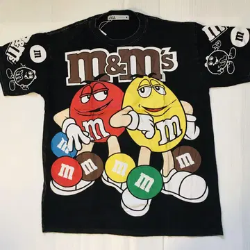 라스트 1장 M&M's L 정도 프린트 티셔츠