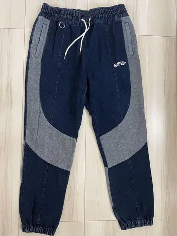 SAPEur 데님 트랙 팬츠 인디고 XXL 레어 사이즈 사풀