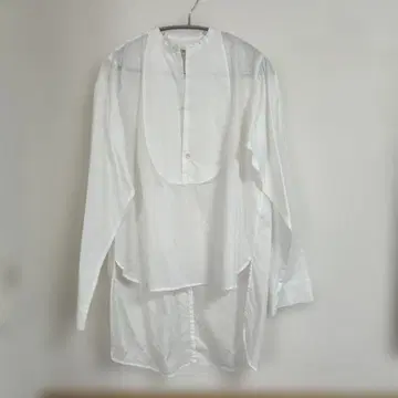 RENEWED-VOUX x 빔즈 화이트 긴팔 셔츠
