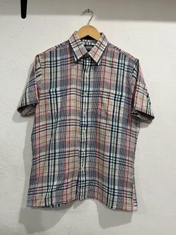 town craft 반팔 체크 셔츠 SIZE M