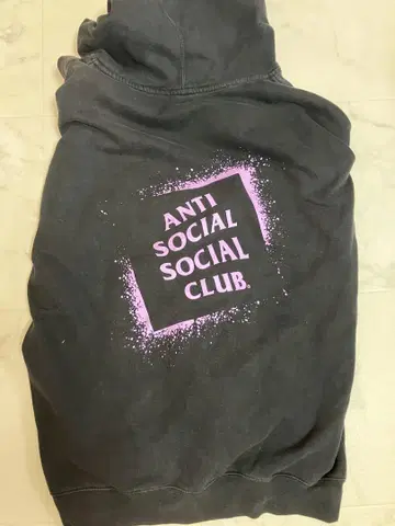 ANTI SOCIAL SOCIAL CLUB 후드티 다크 그레이