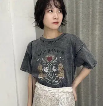 LILY BROWN 케이타 마루야마 티셔츠 그레이