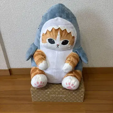 샤크와 고양이 봉제 인형 빅 사이즈