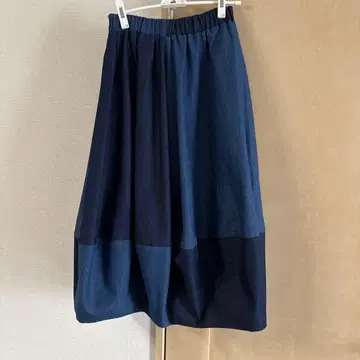 멜란지 벌룬 스커트