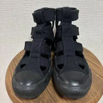 CONVERSE 블랙 하이컷 샌들